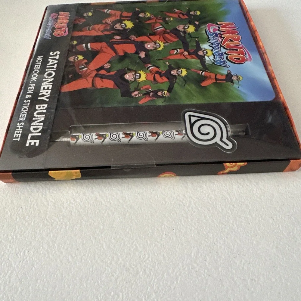 Naruto Shippuden Stationery Bundle Notebook Pen‎ Topper Holographic Sticker